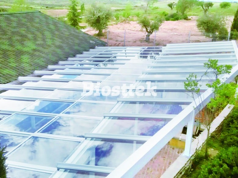 Glass sliding roof Biosttek