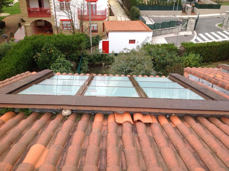 Glass sliding roof Biosttek