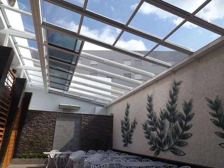 Glass sliding roof Biosttek