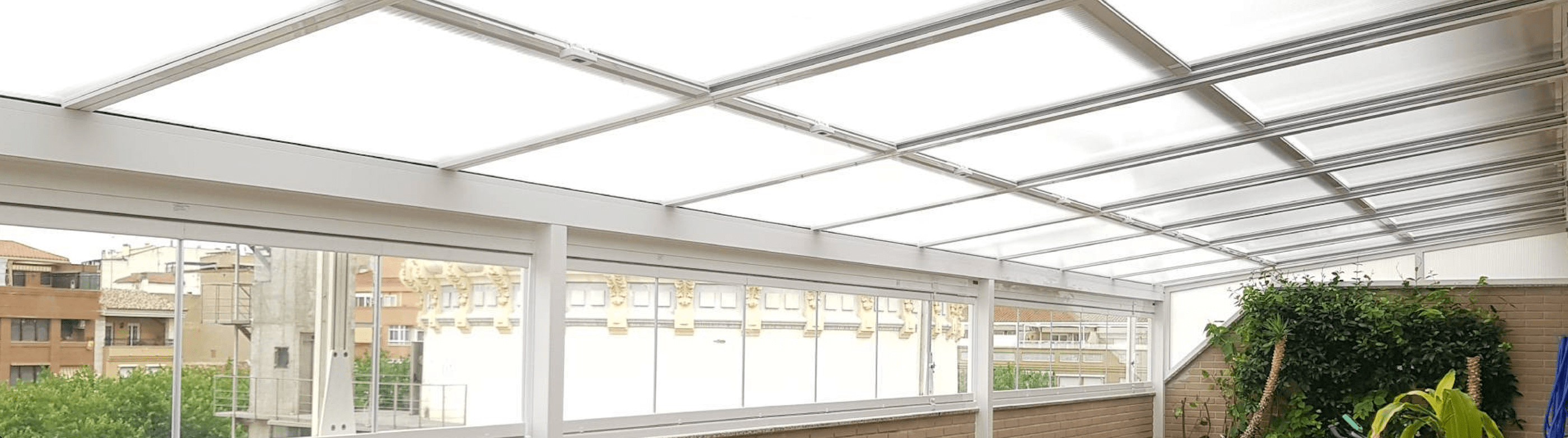 techos de vidrio doble cámara