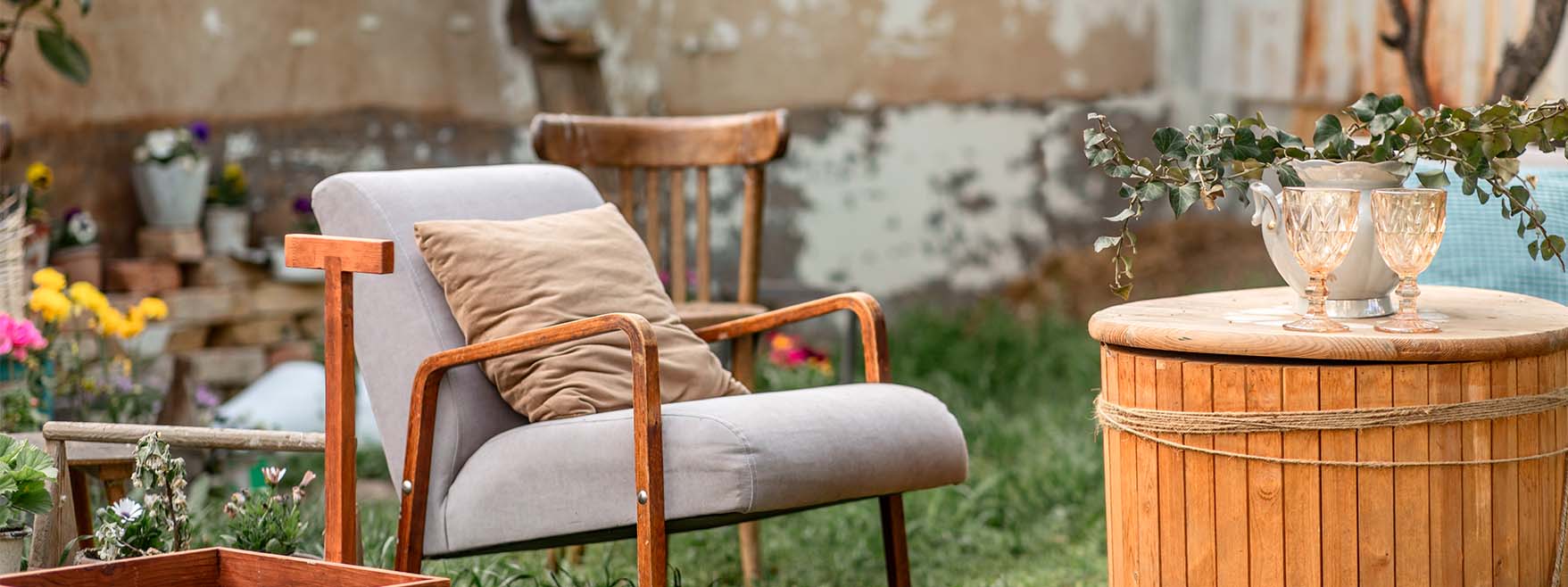 decoración terraza pequeña